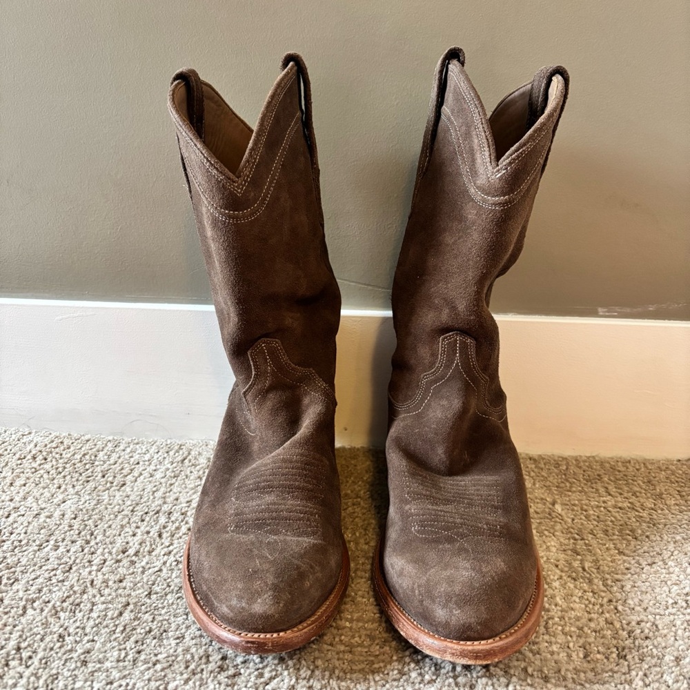 🤠 Tecovas Men’s Suede Western Boot - size 8D - Picture 2 of 9